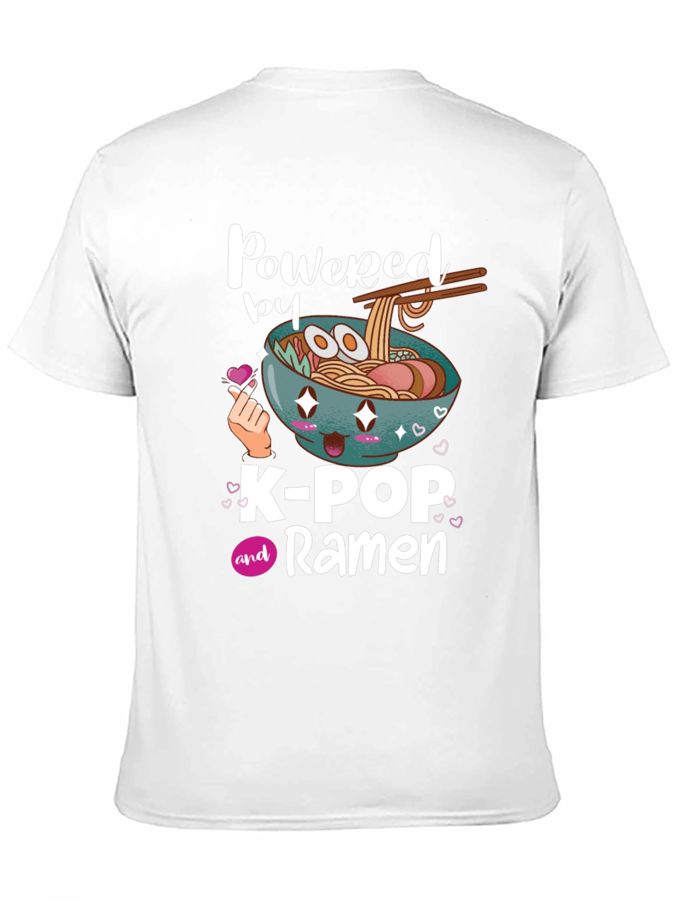 K-Pop and Ramen Graphic T-Shirt