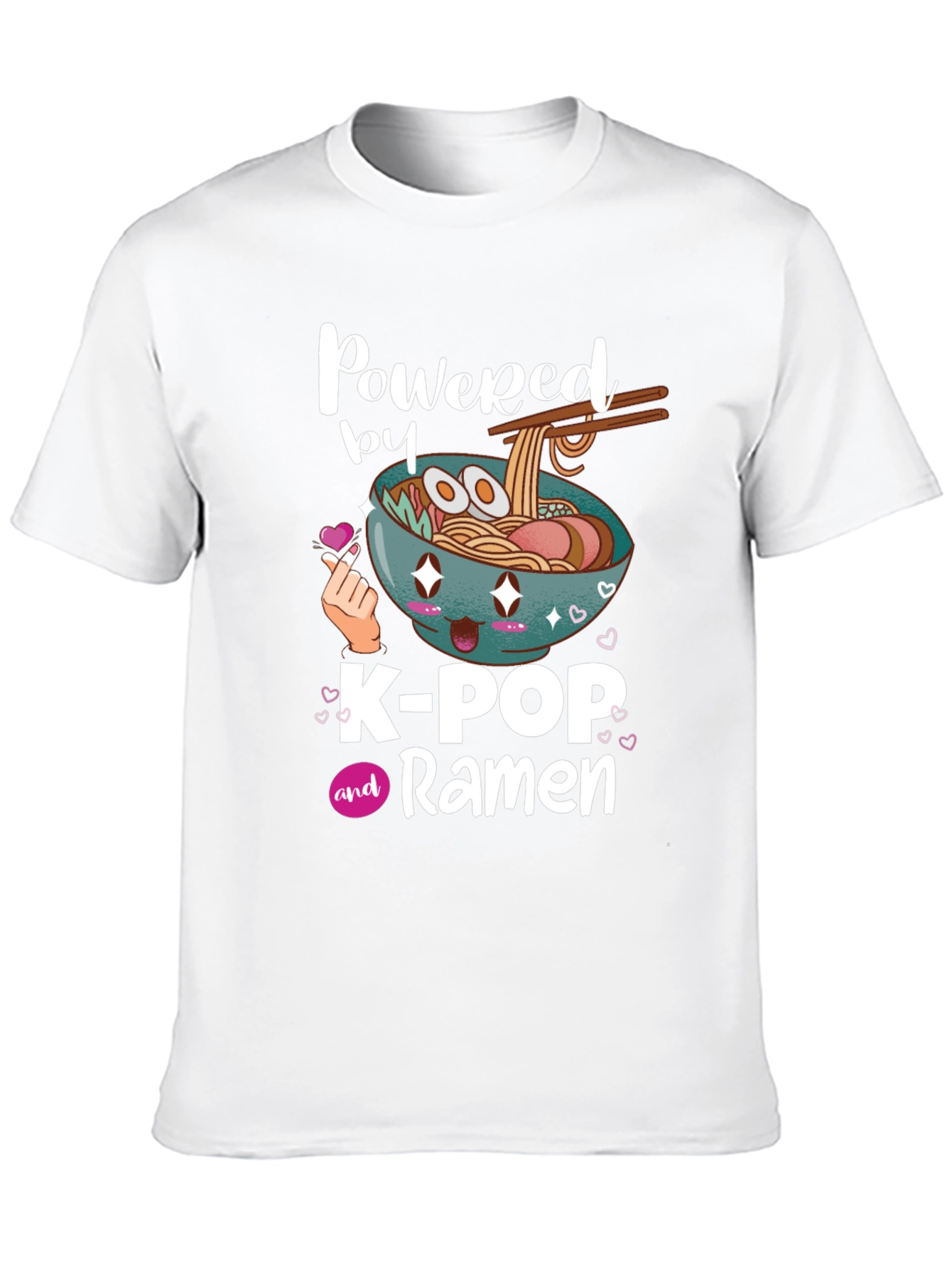 K-Pop and Ramen Graphic T-Shirt