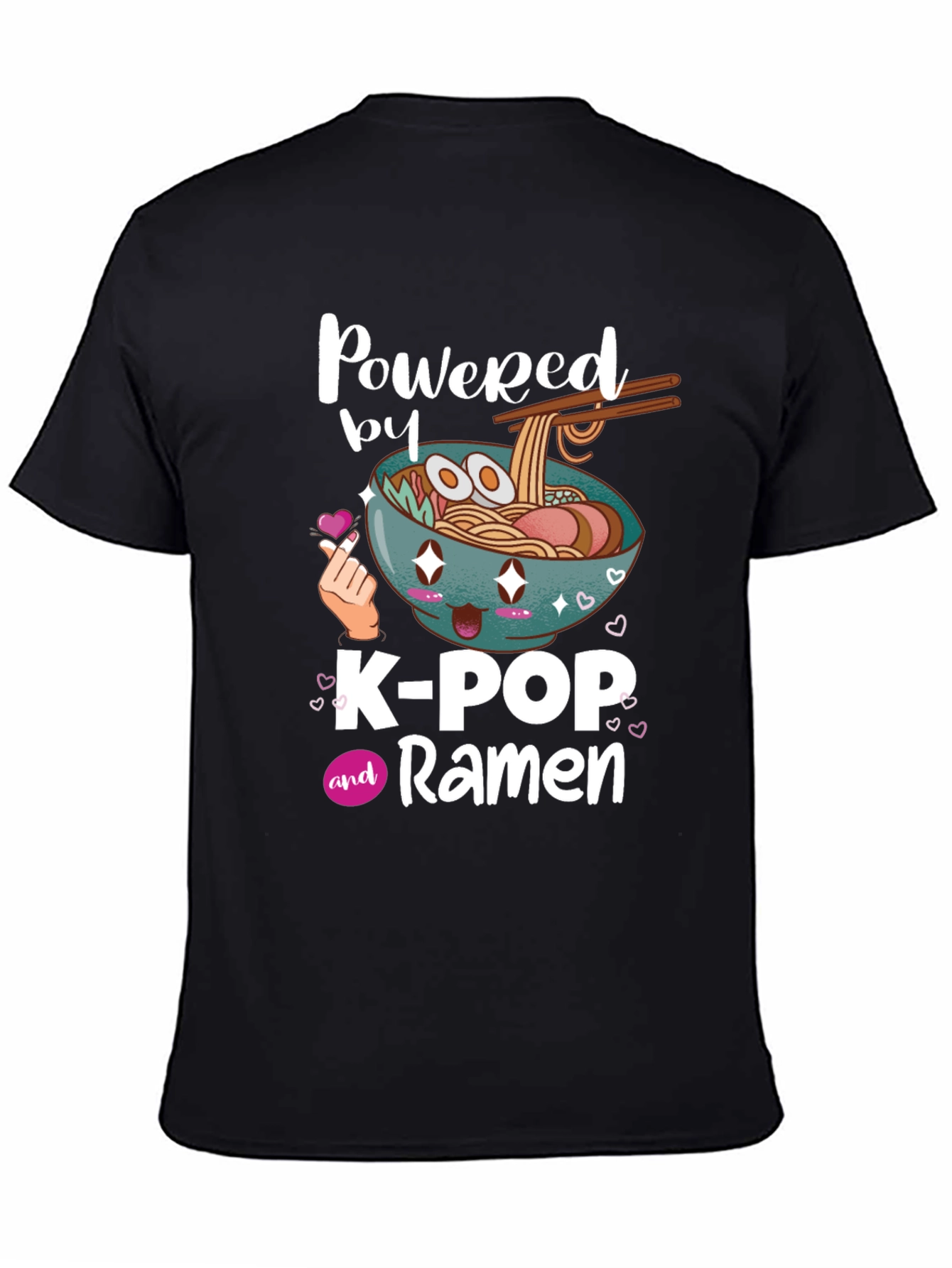 K-Pop and Ramen Graphic T-Shirt