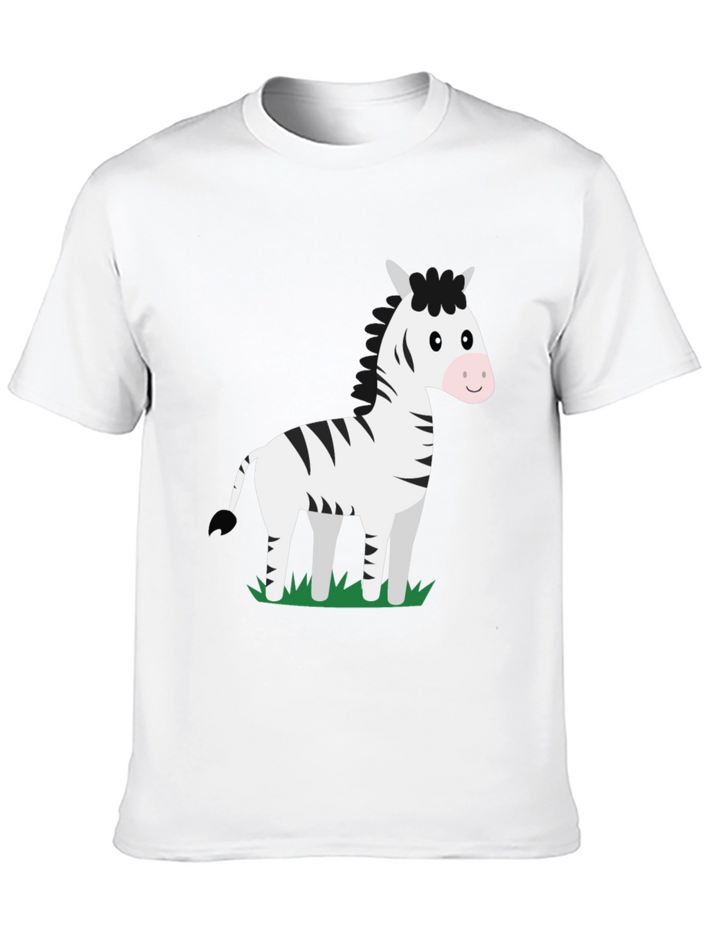 Zebra Graphic T-Shirt - Black