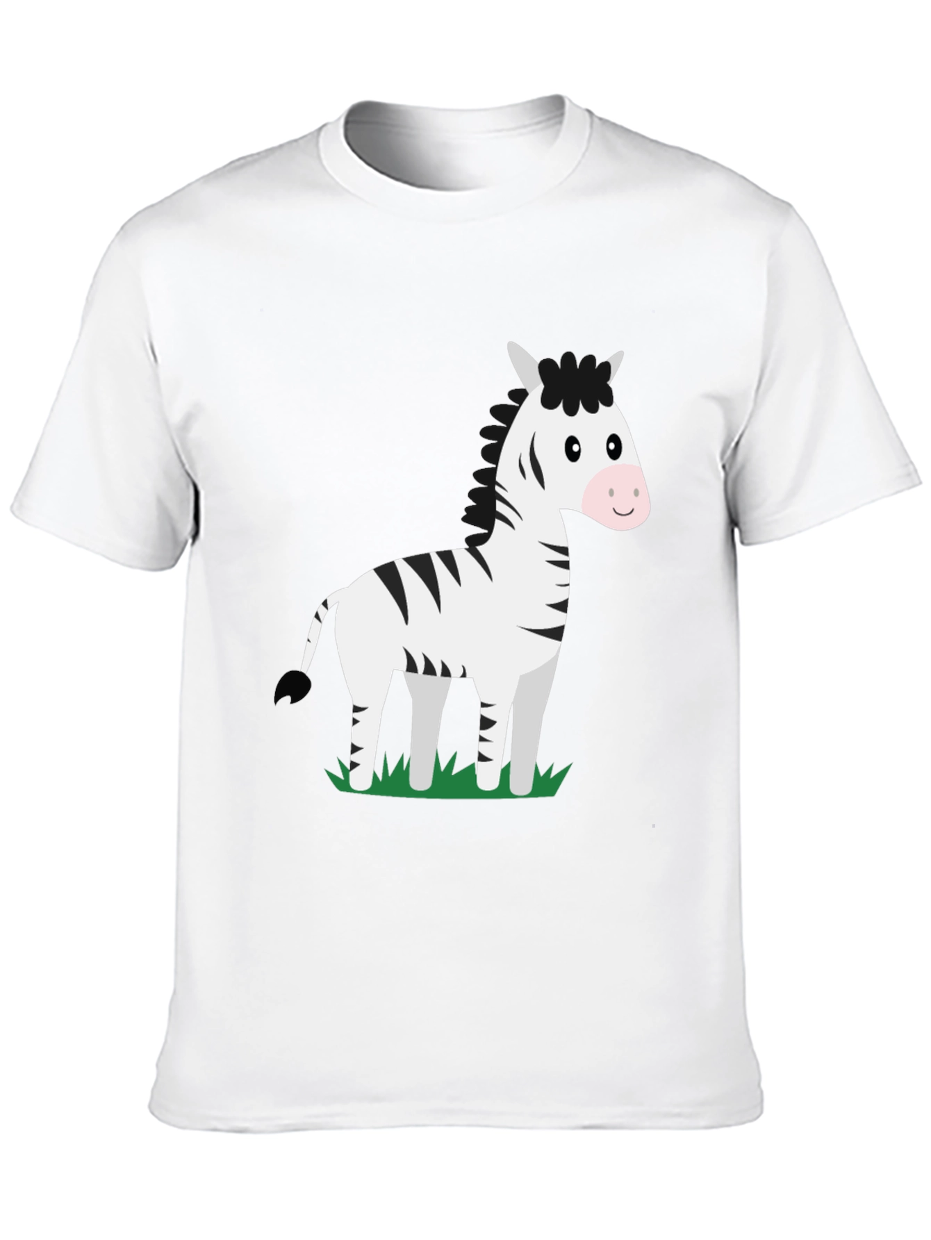 Zebra Graphic T-Shirt - Black