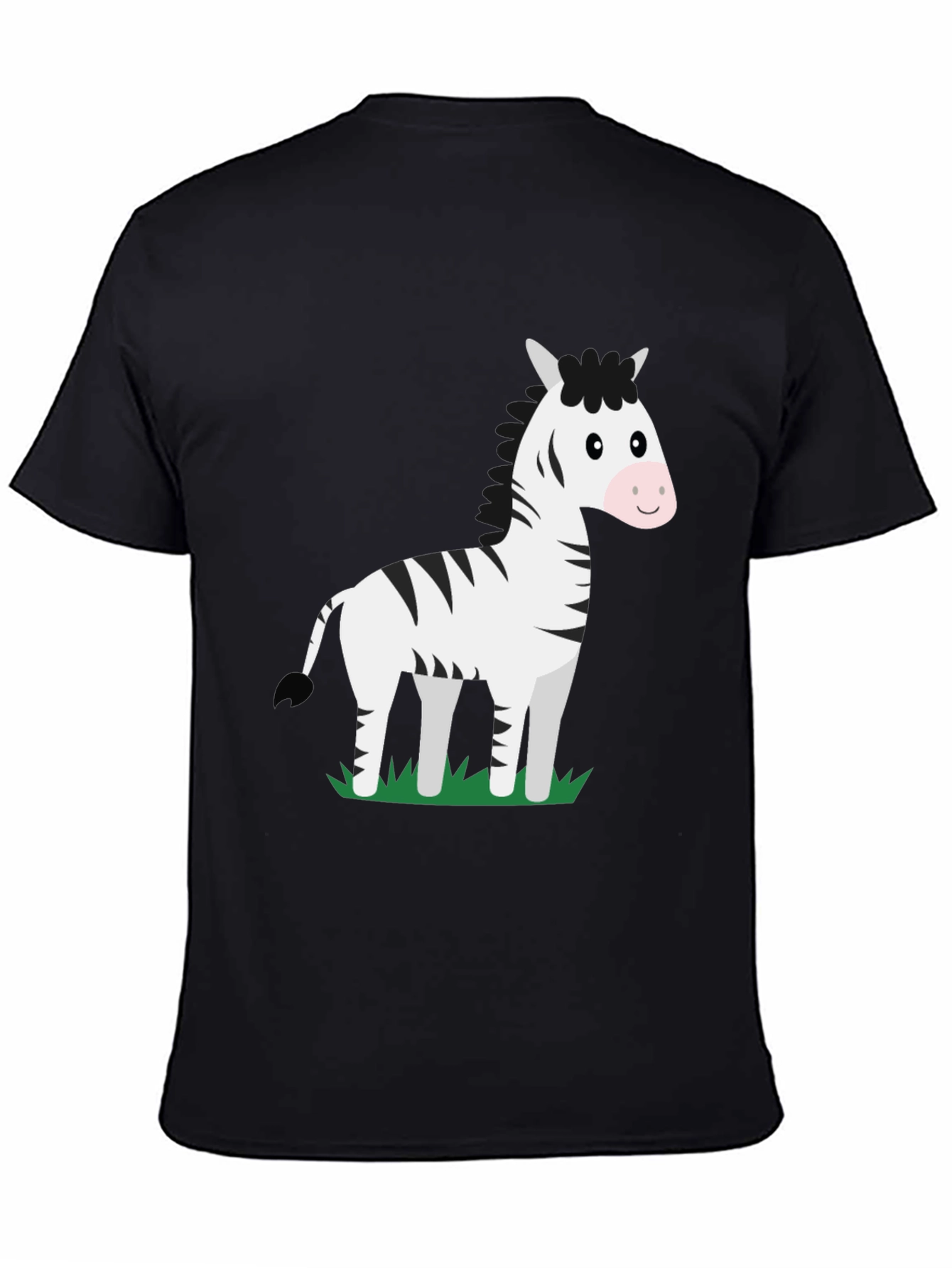 Zebra Graphic T-Shirt - Black