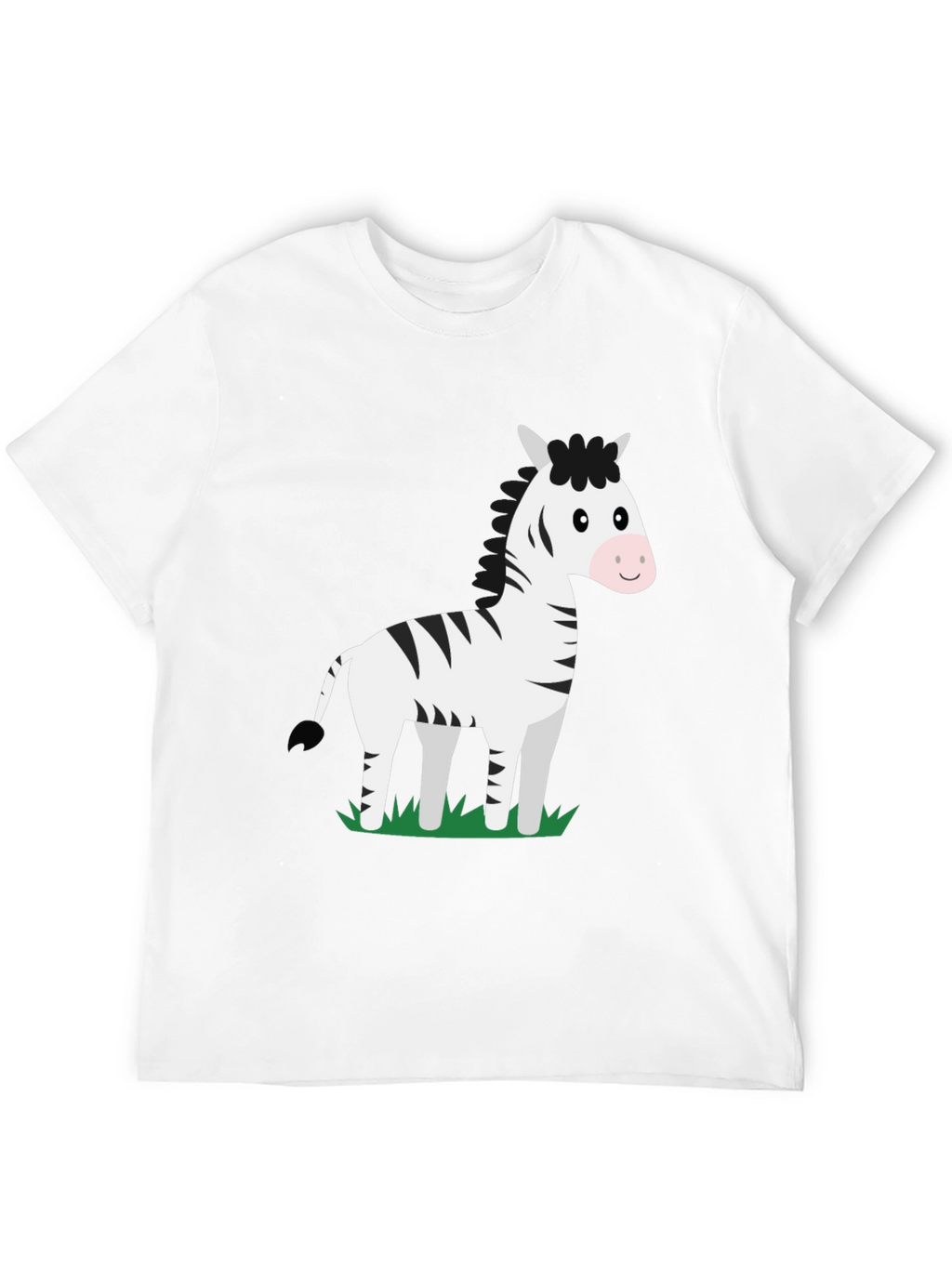 Zebra Graphic T-Shirt - Black