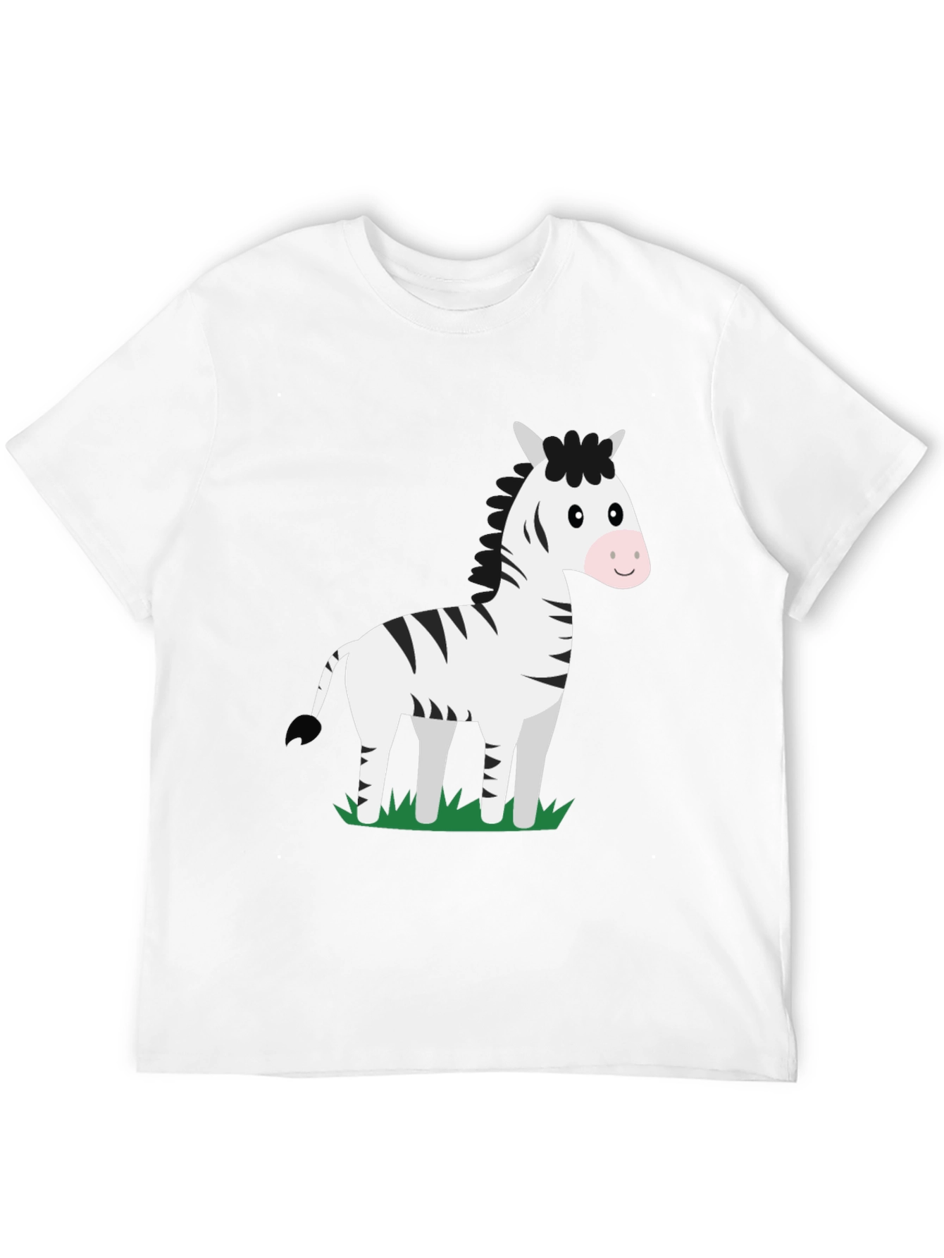 Zebra Graphic T-Shirt - Black