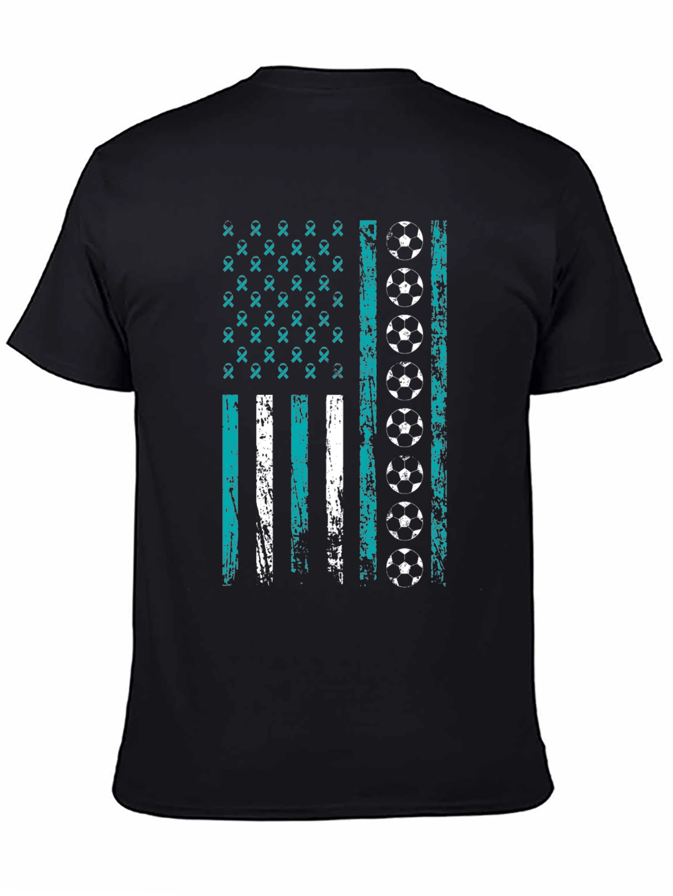Soccer American Flag T-Shirt