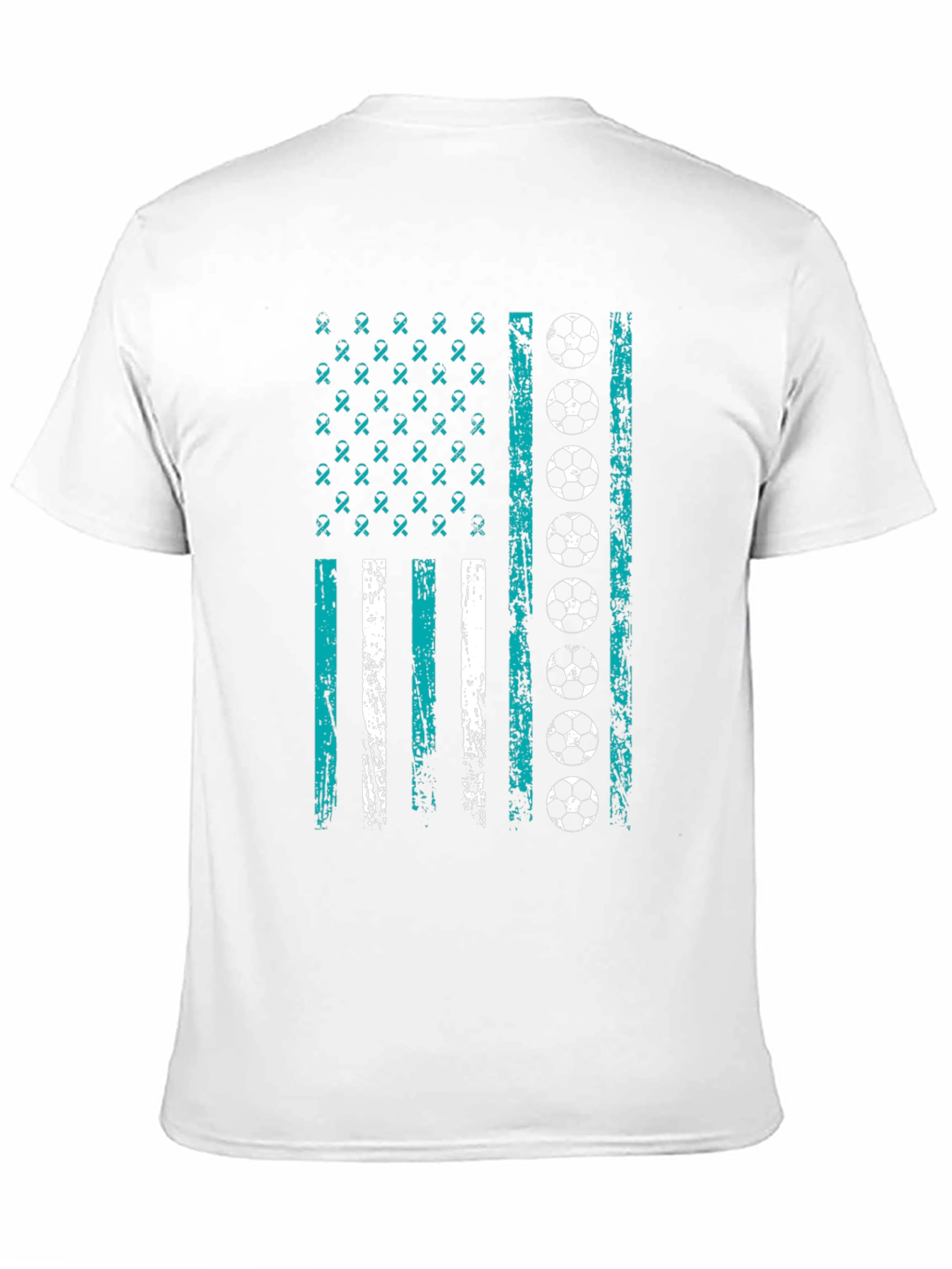 Soccer American Flag T-Shirt