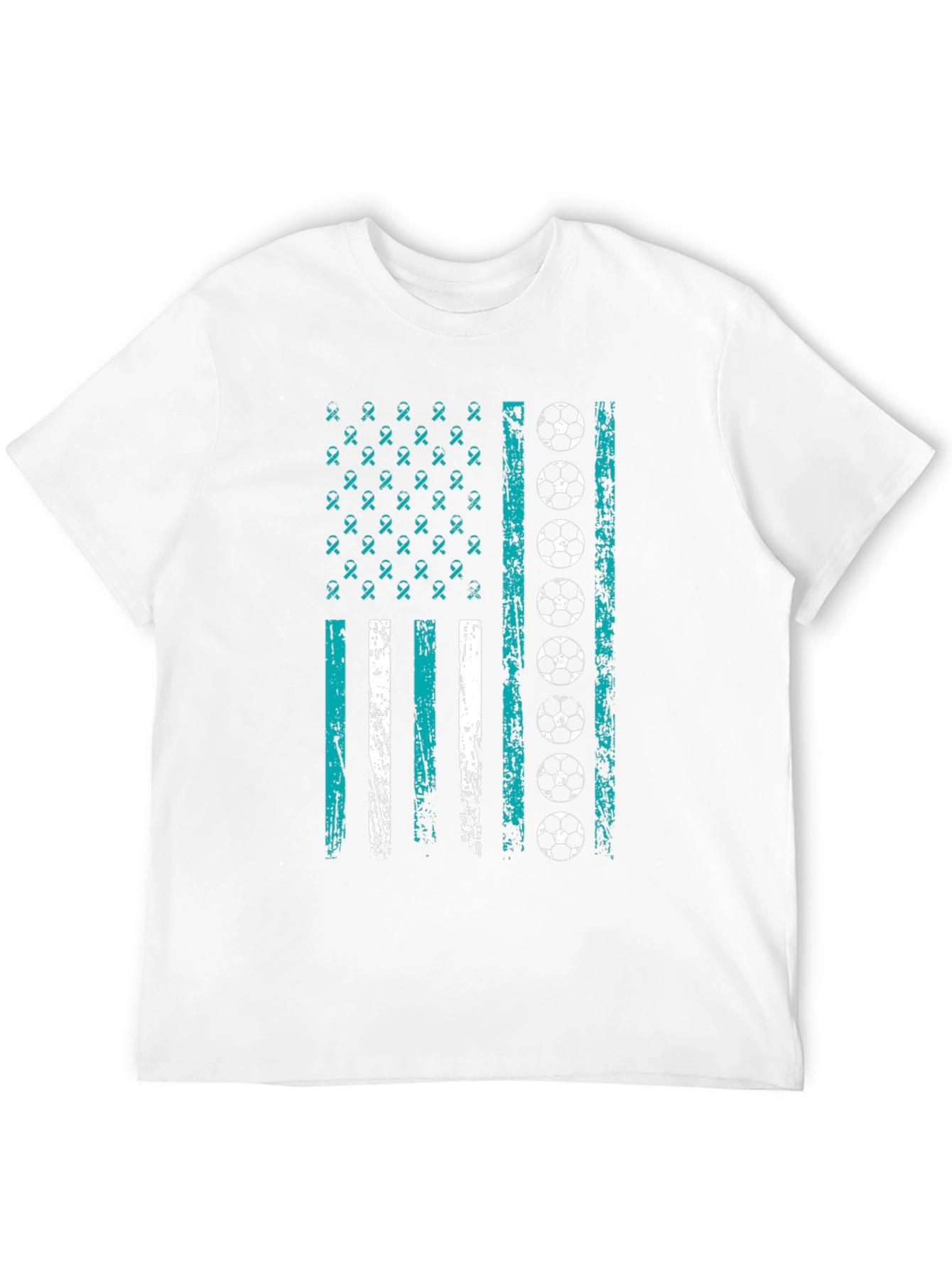 Soccer American Flag T-Shirt