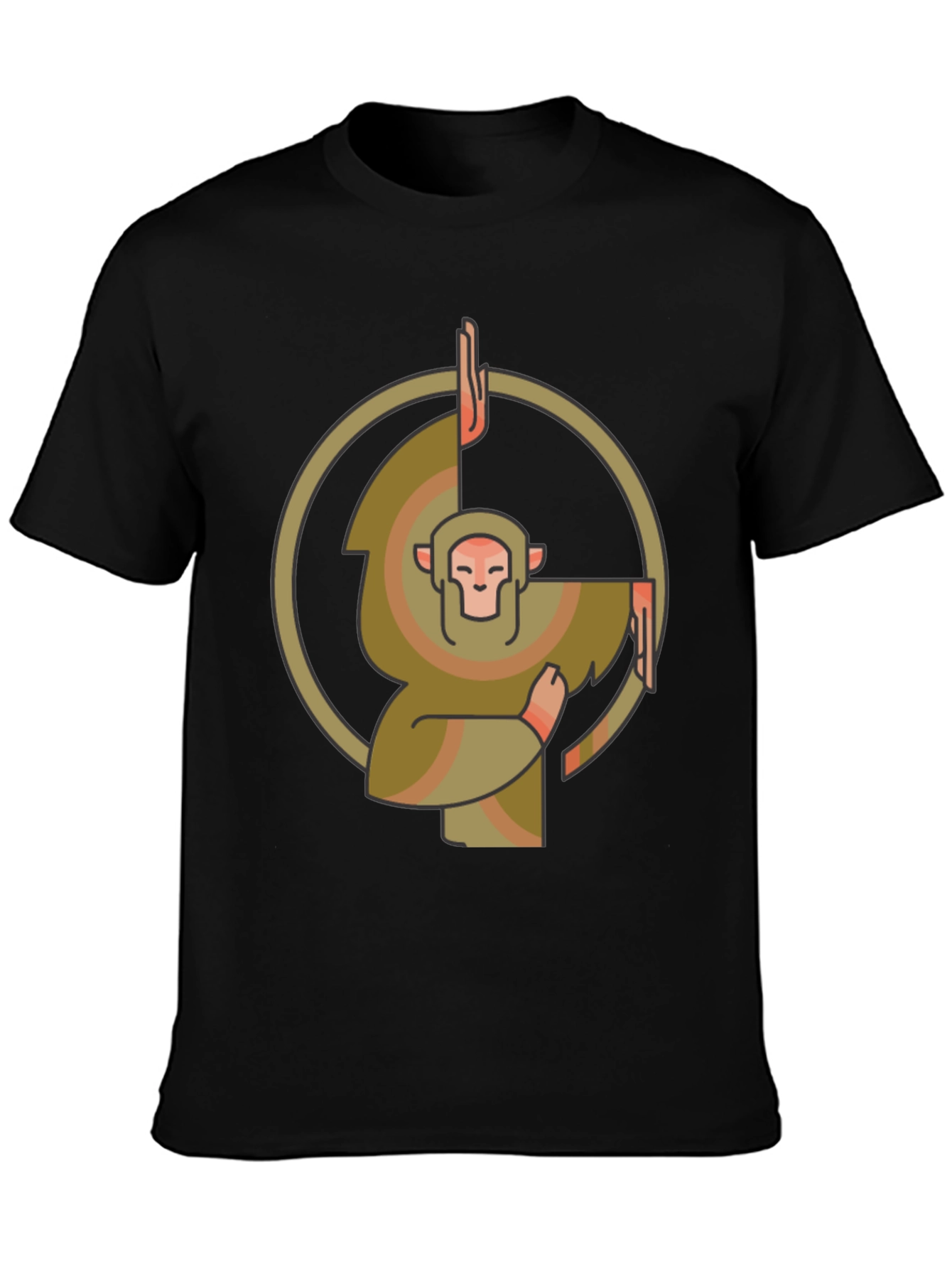 Monkey Kung Fu Graphic Tee - Cool Martial Arts Shirt