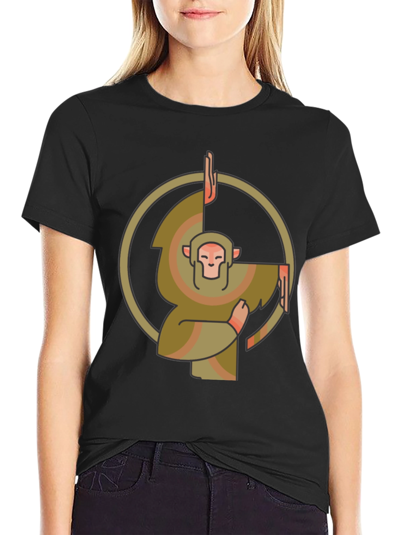 Monkey Kung Fu Graphic Tee - Cool Martial Arts Shirt