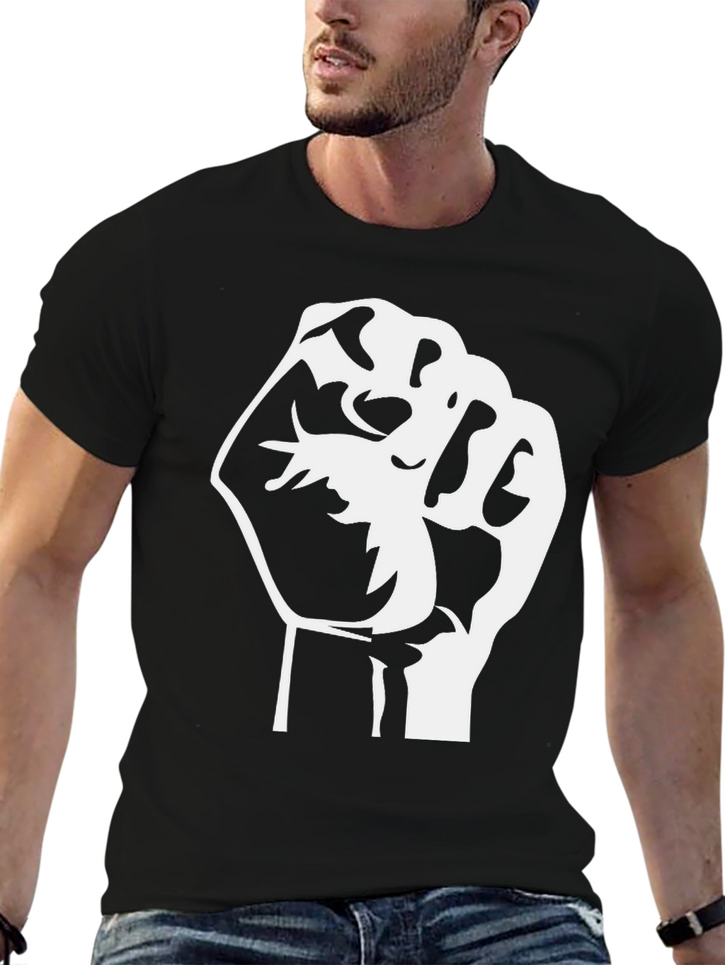 Black Fist Graphic T-Shirt