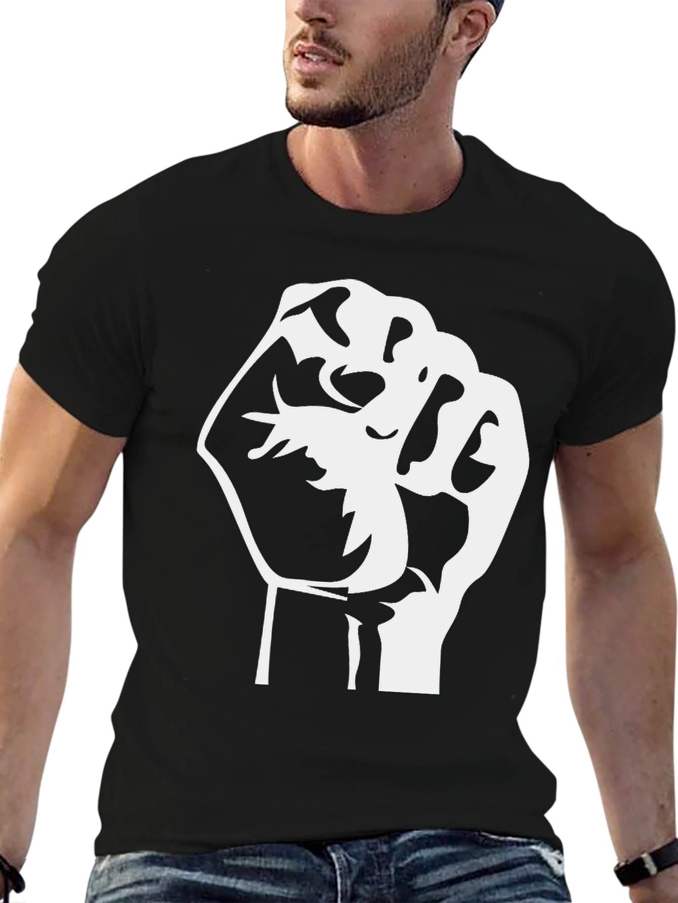 Black Fist Graphic T-Shirt
