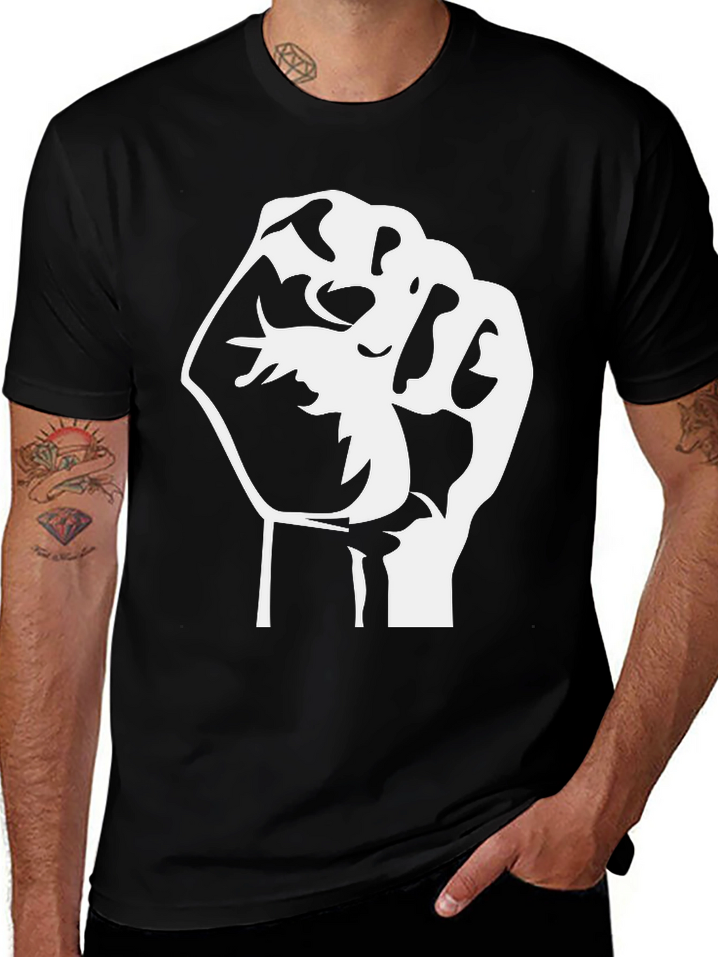Black Fist Graphic T-Shirt
