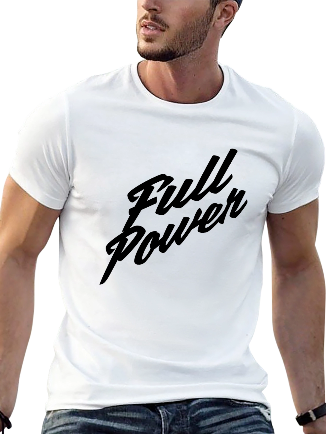Full Power Graphic Tee - Classic Black