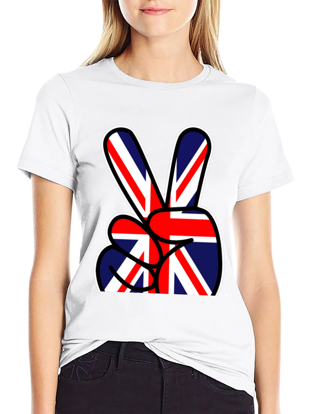Union Jack Peace Sign T-Shirt