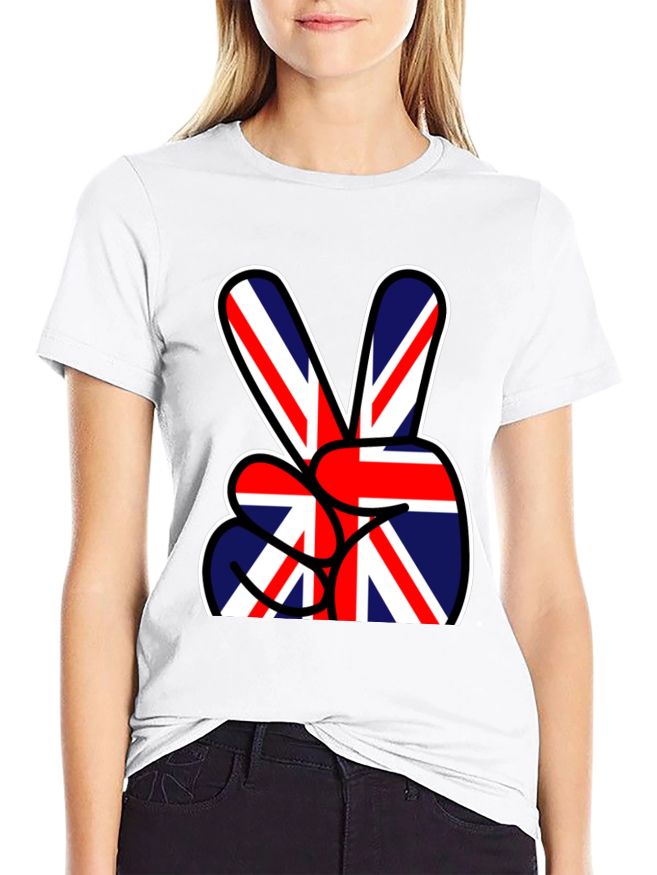Union Jack Peace Sign T-Shirt