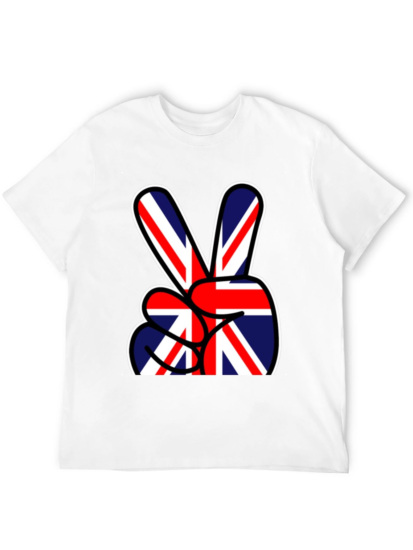 Union Jack Peace Sign T-Shirt