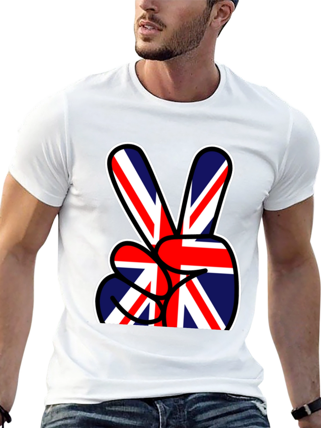 Union Jack Peace Sign T-Shirt