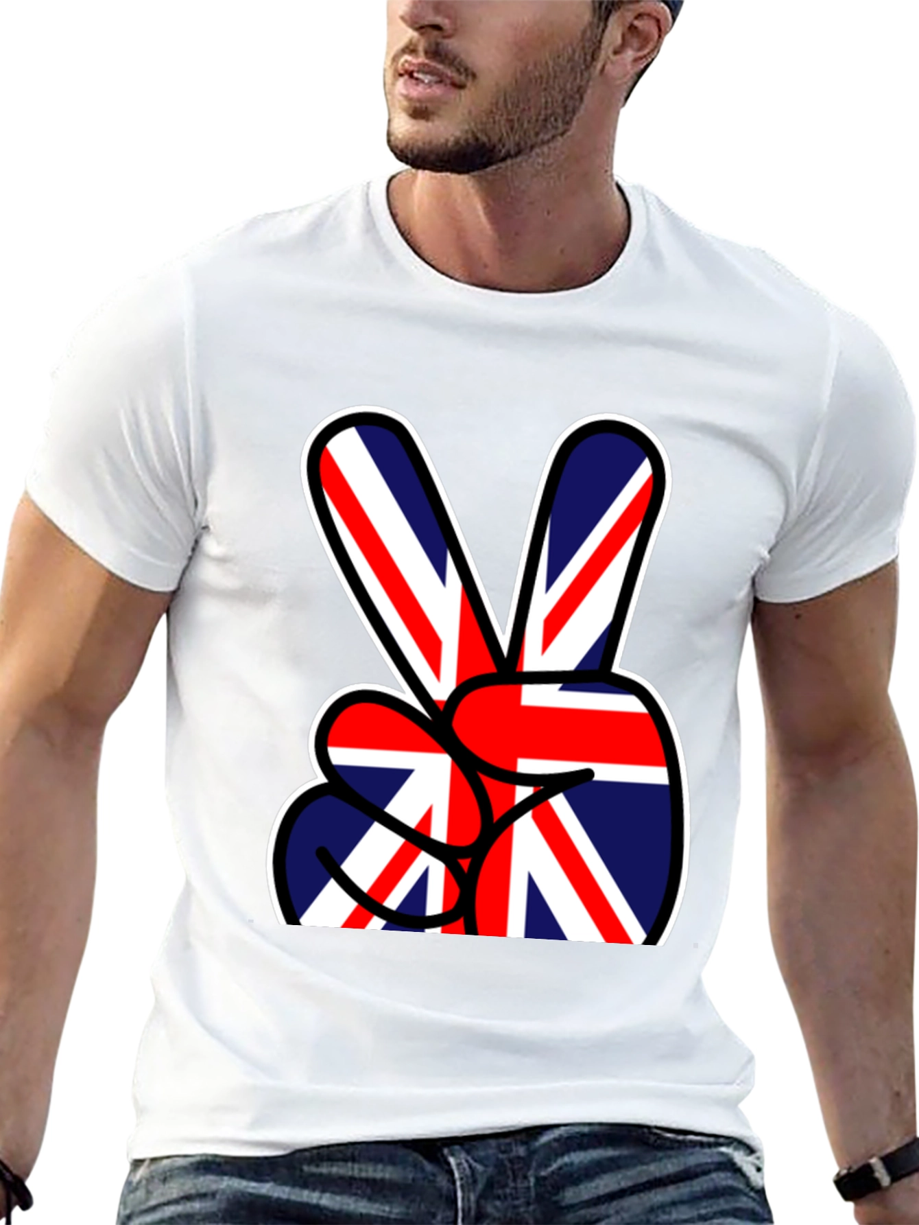 Union Jack Peace Sign T-Shirt