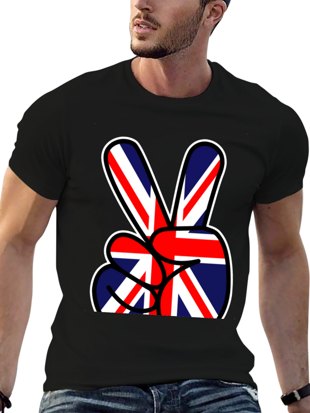 Union Jack Peace Sign T-Shirt