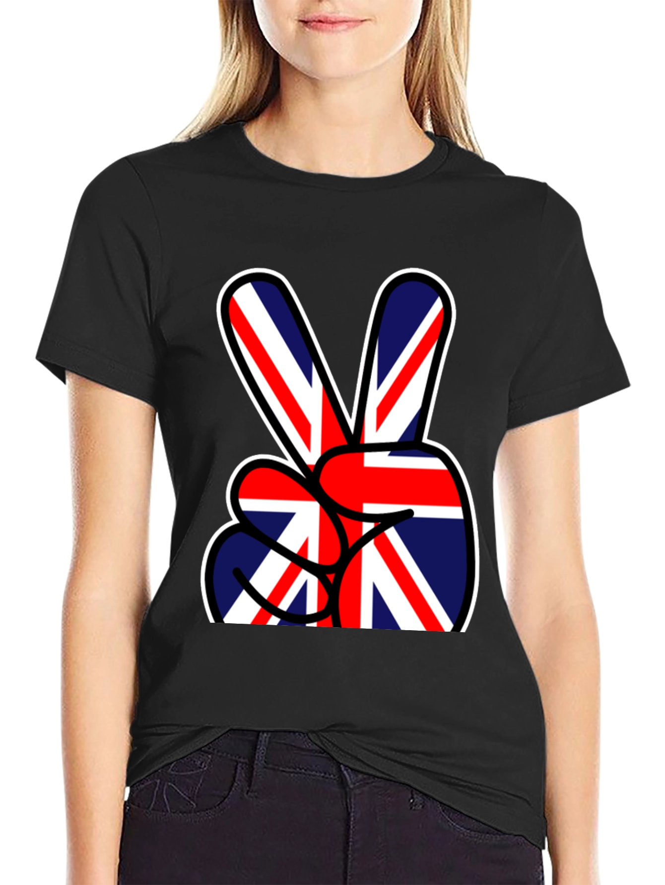 Union Jack Peace Sign T-Shirt