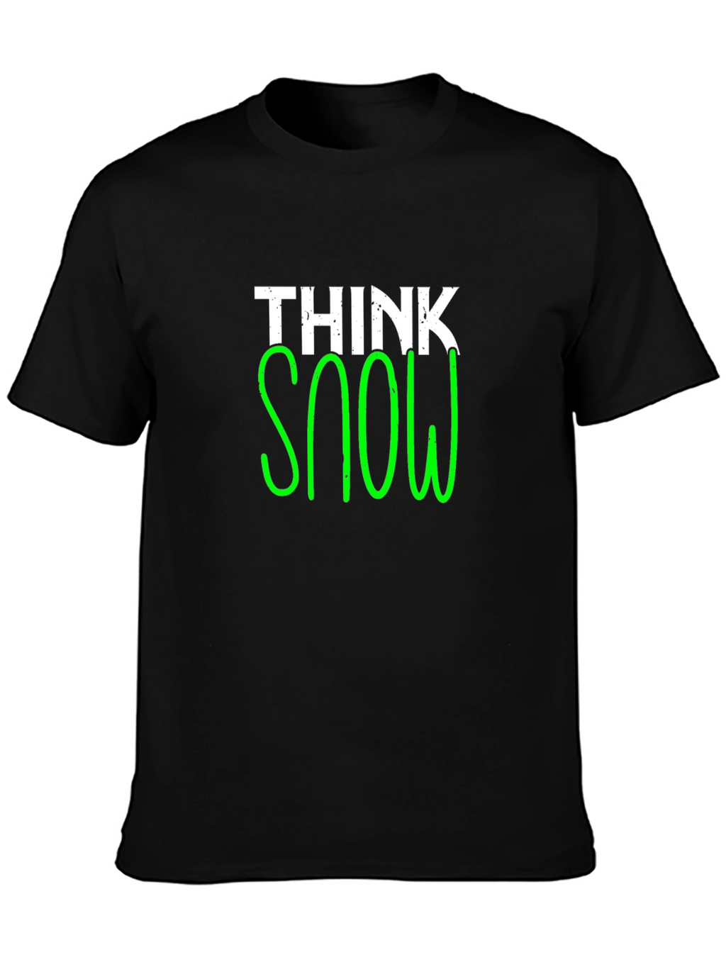 Think Snow Black T-Shirt