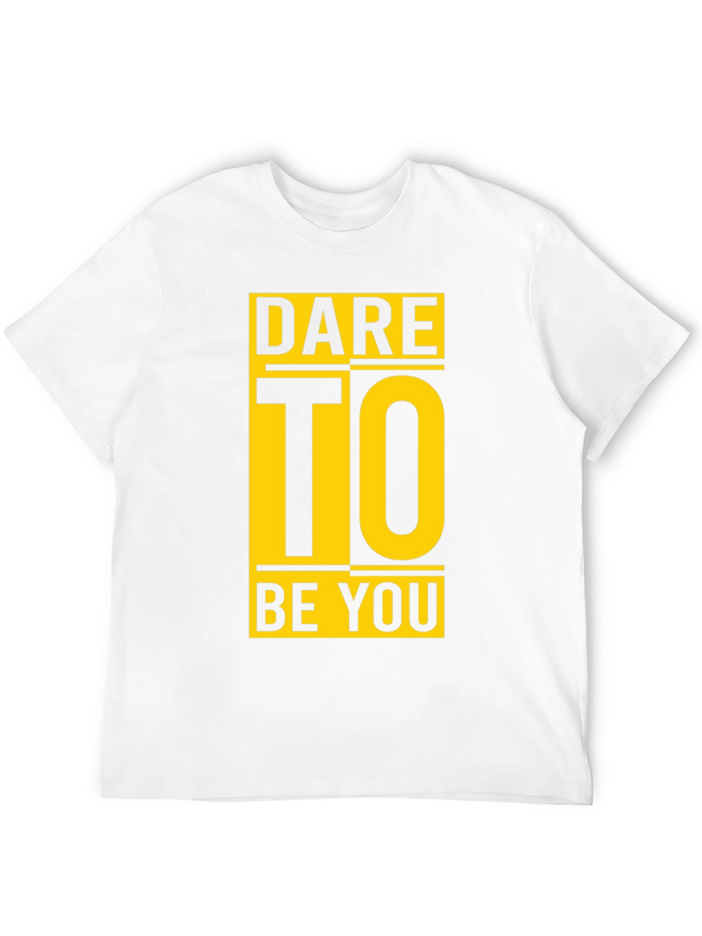 Dare To Be You Graphic Black T-Shirt
