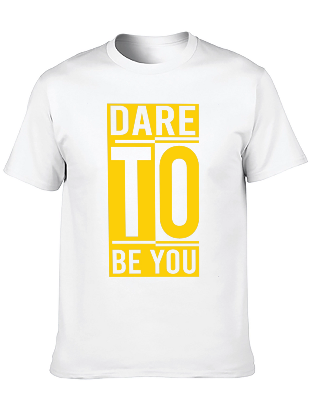 Dare To Be You Graphic Black T-Shirt
