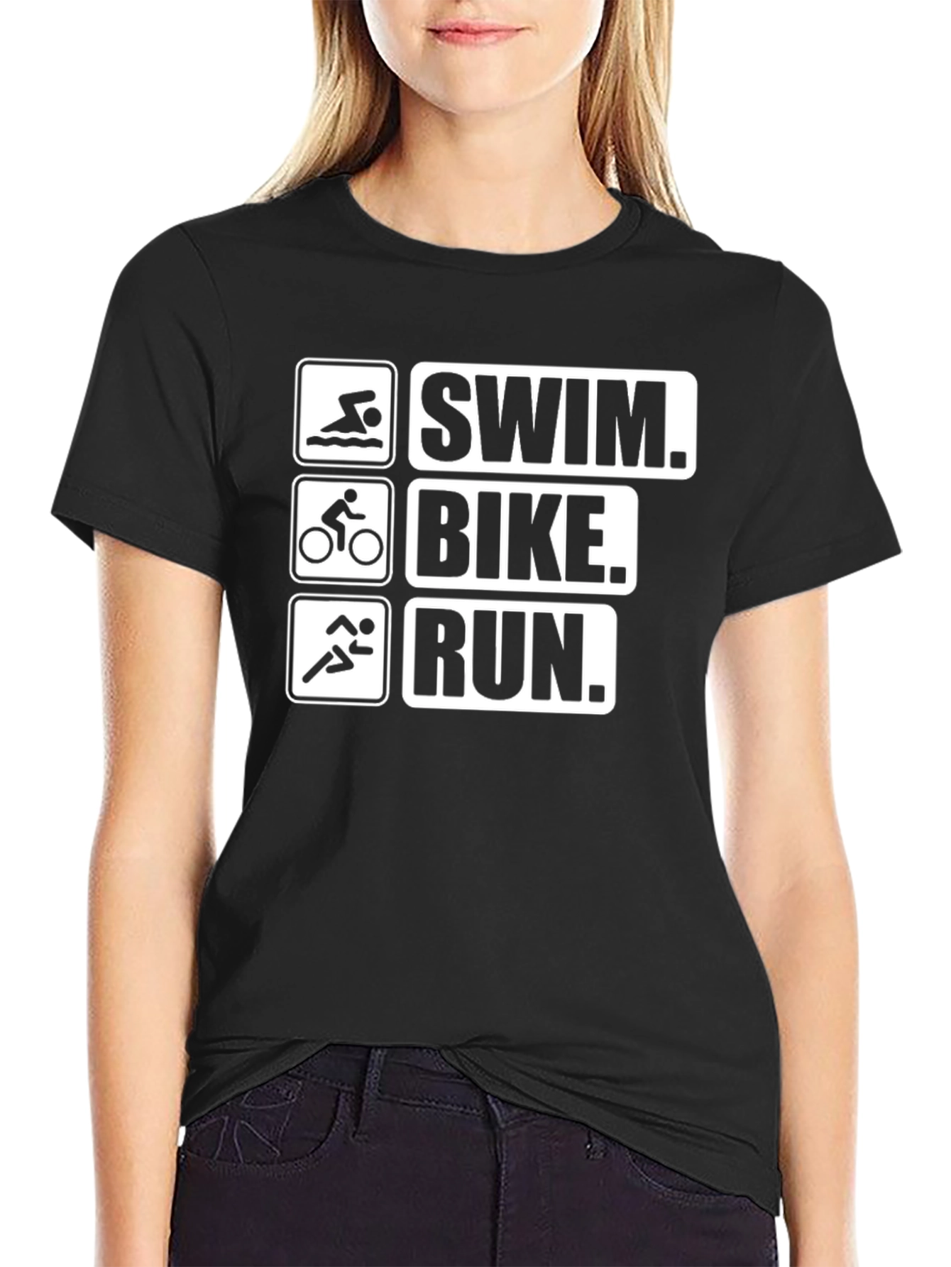 Triathlon Swim Bike Run T-Shirt