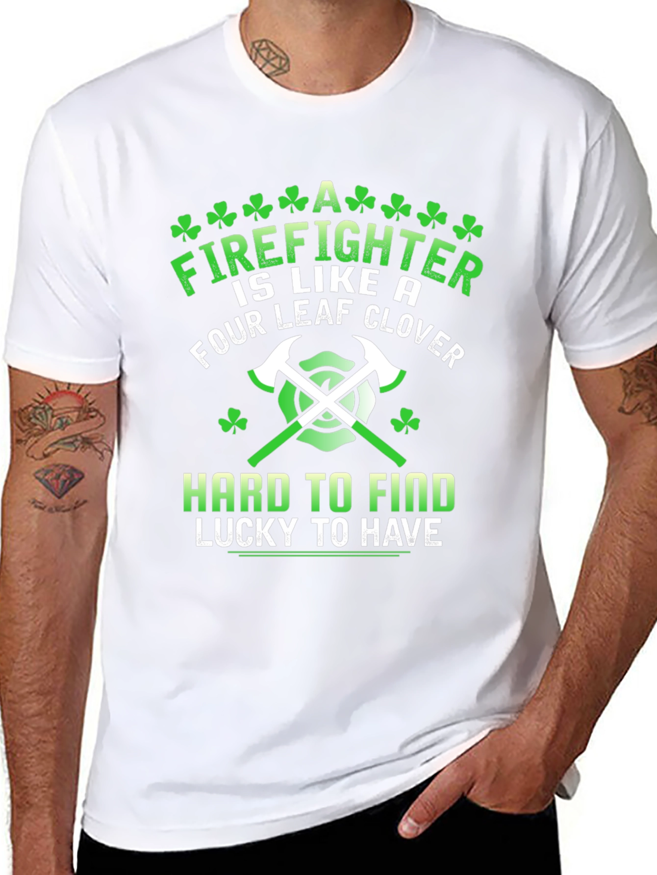 Firefighter St. Patricks Day T-Shirt
