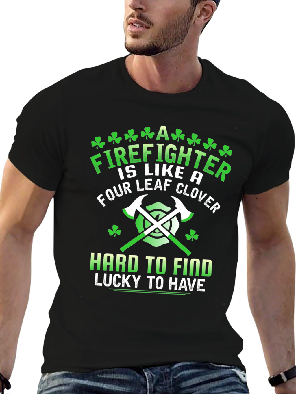 Firefighter St. Patricks Day T-Shirt