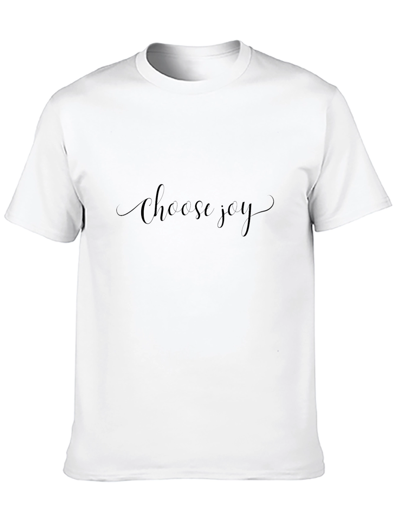 Choose Joy Black T-Shirt - Inspirational Graphic Tee