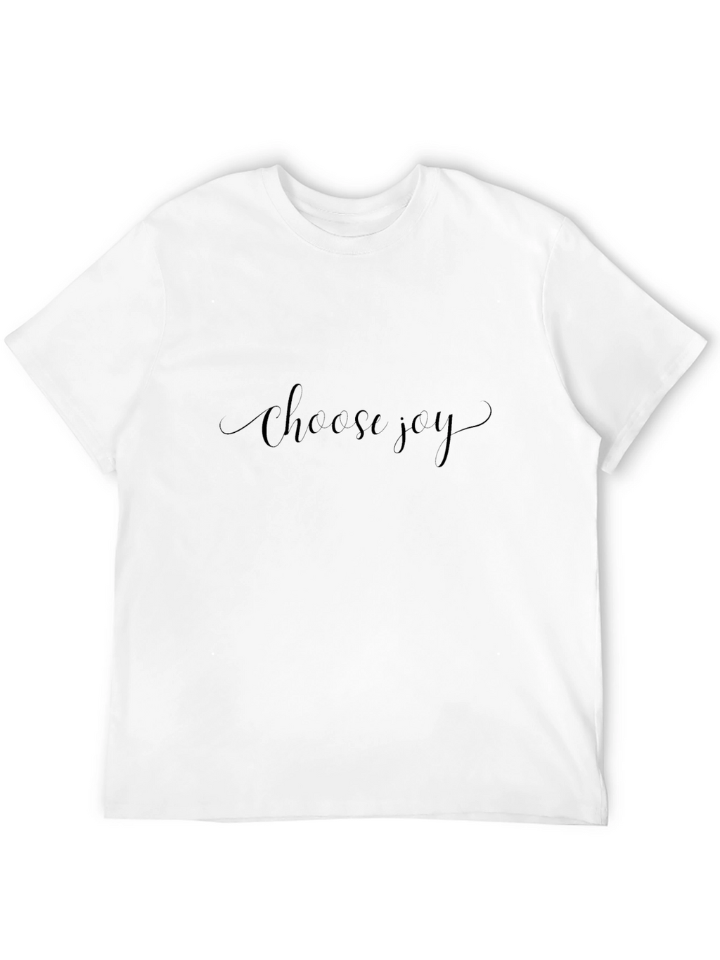 Choose Joy Black T-Shirt - Inspirational Graphic Tee