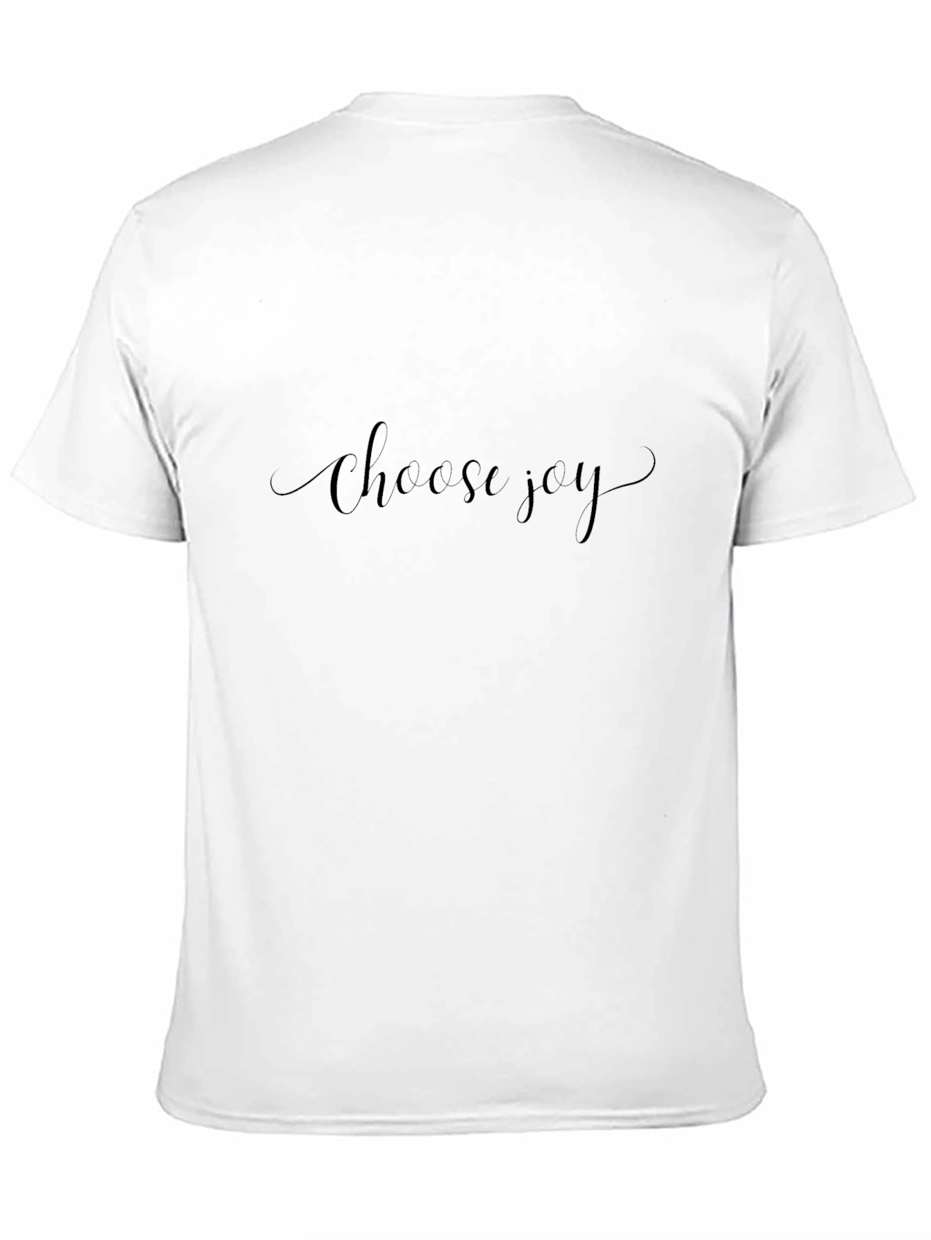 Choose Joy Black T-Shirt - Inspirational Graphic Tee