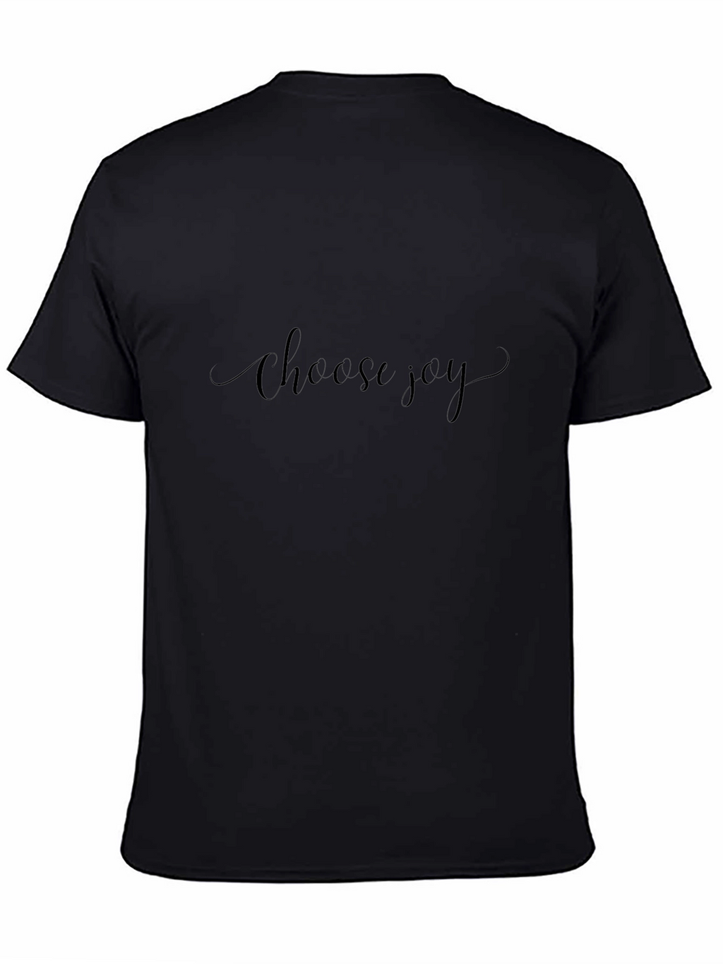 Choose Joy Black T-Shirt - Inspirational Graphic Tee