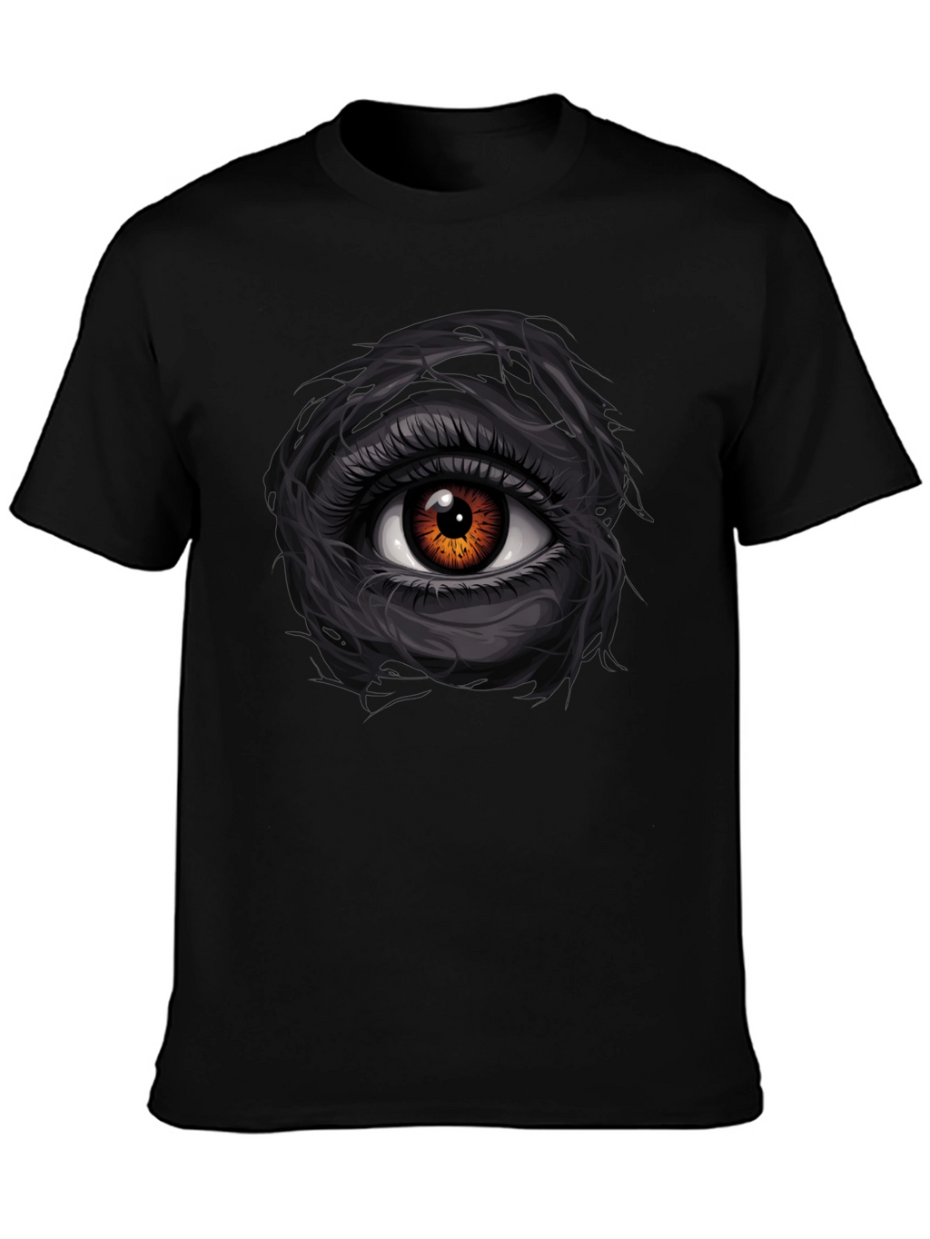 Eye Graphic Tee - Mens Black T-Shirt