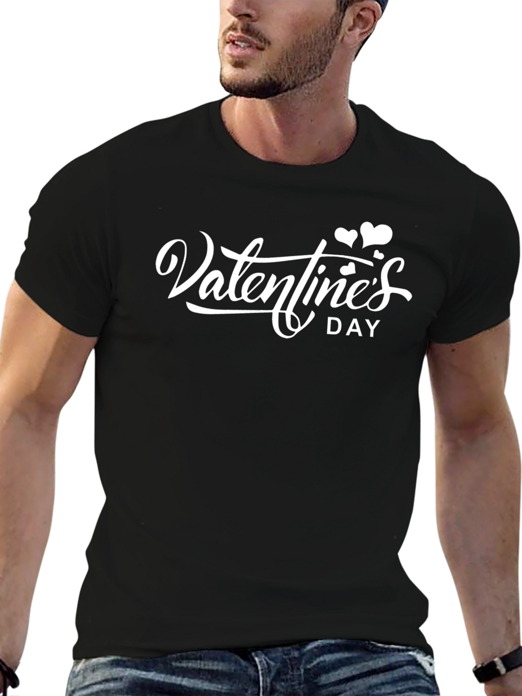 Valentines Day Black T-Shirt