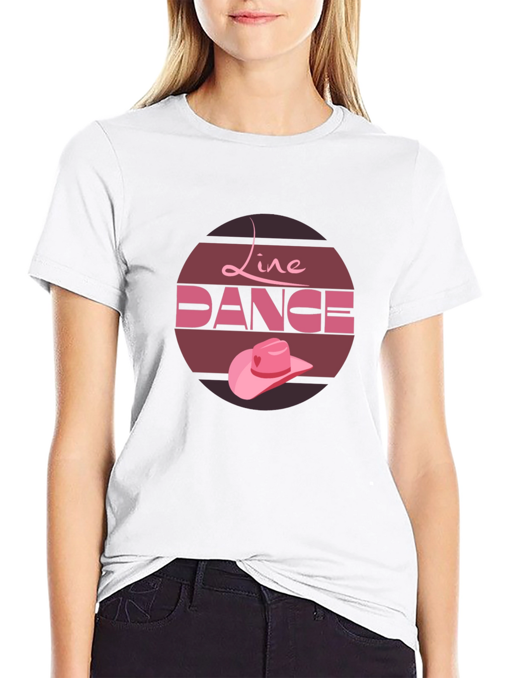 Line Dance Graphic Tee - Country Western Style