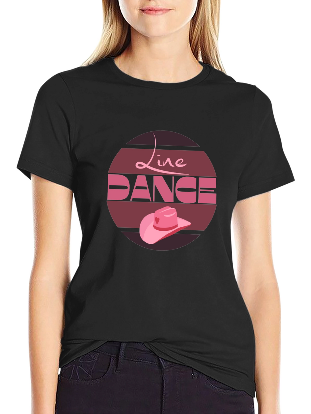 Line Dance Graphic Tee - Country Western Style