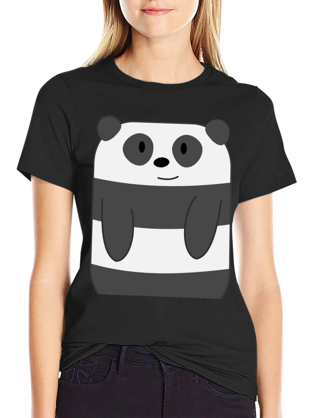 Panda Bear Graphic T-Shirt - Fun Cartoon Tee