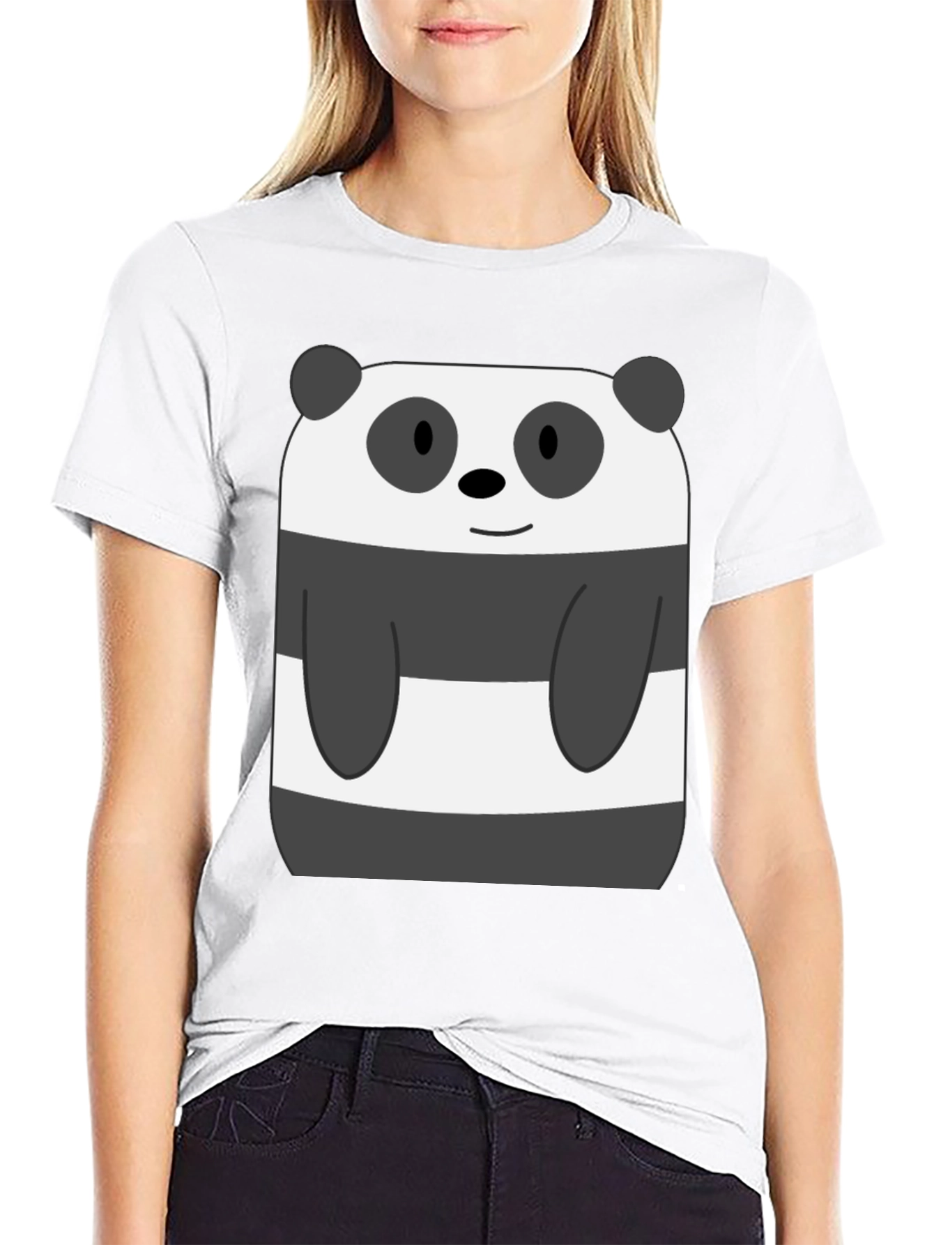 Panda Bear Graphic T-Shirt - Fun Cartoon Tee