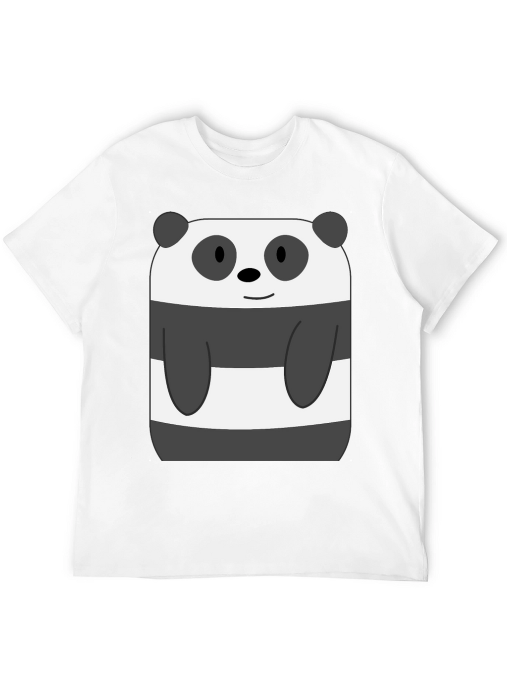 Panda Bear Graphic T-Shirt - Fun Cartoon Tee