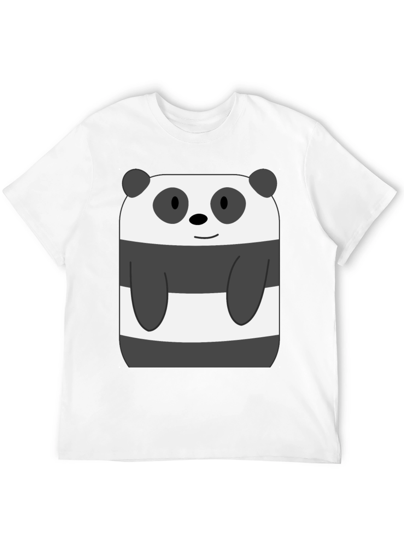 Panda Bear Graphic T-Shirt - Fun Cartoon Tee
