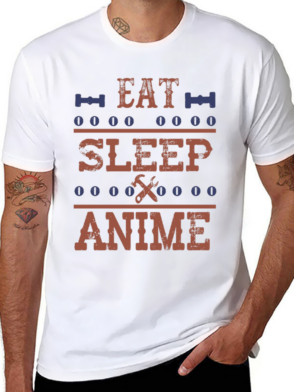 Eat Sleep Anime T-Shirt Anime Lover Tee