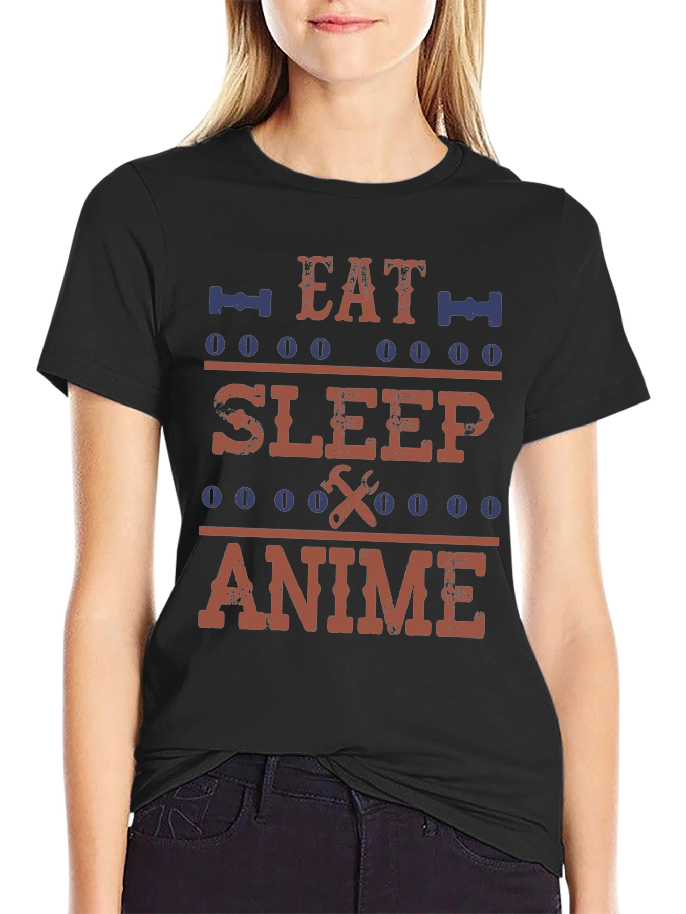 Eat Sleep Anime T-Shirt Anime Lover Tee
