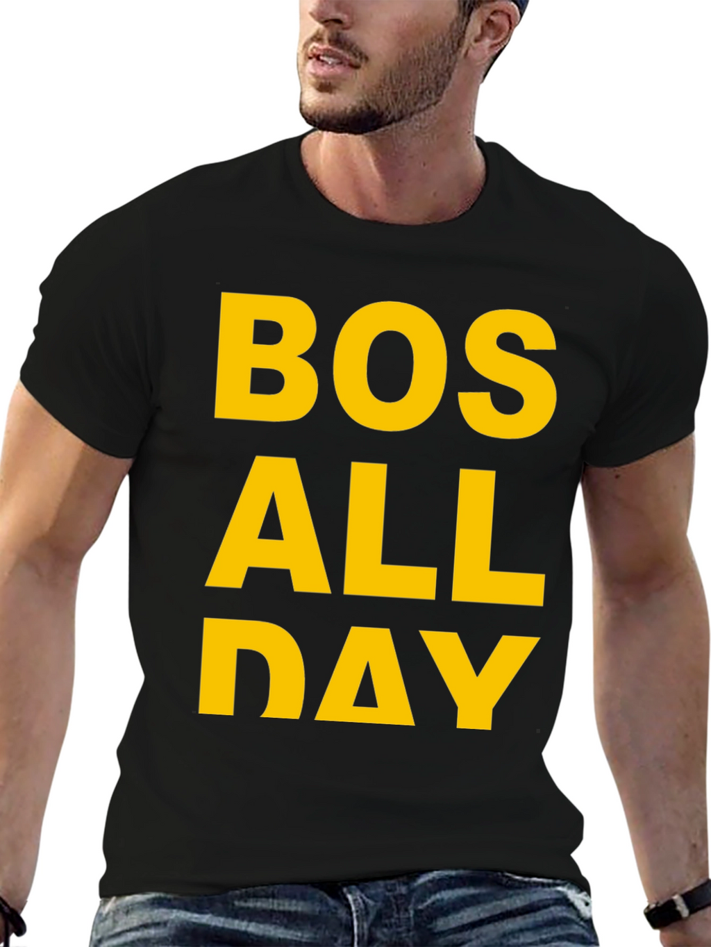 BOS All Day Graphic Tee - Black