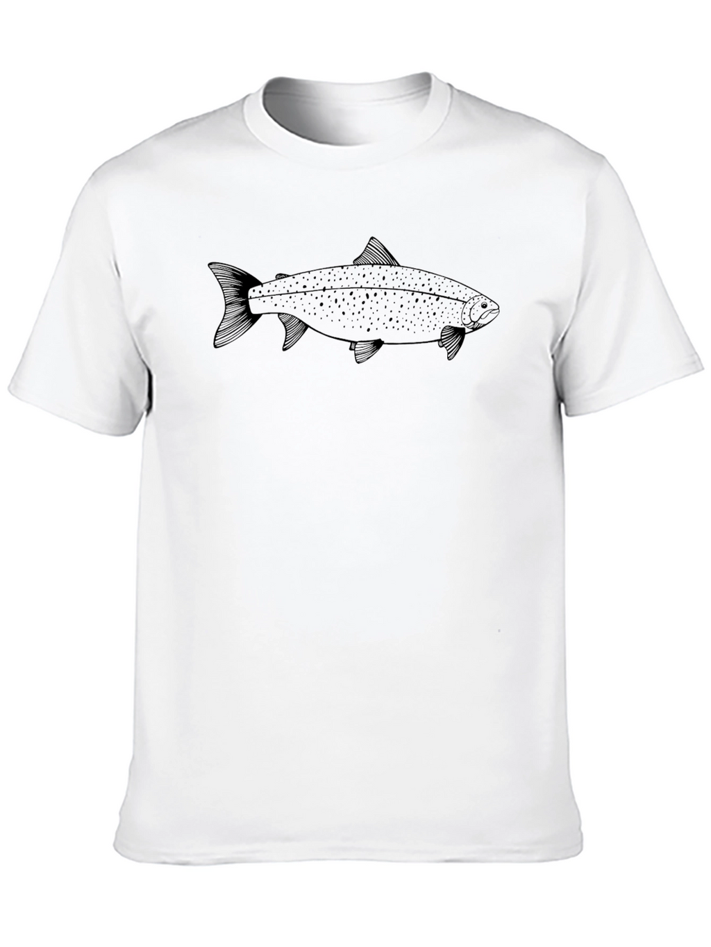 Fish Graphic Black T-Shirt | Casual Tee