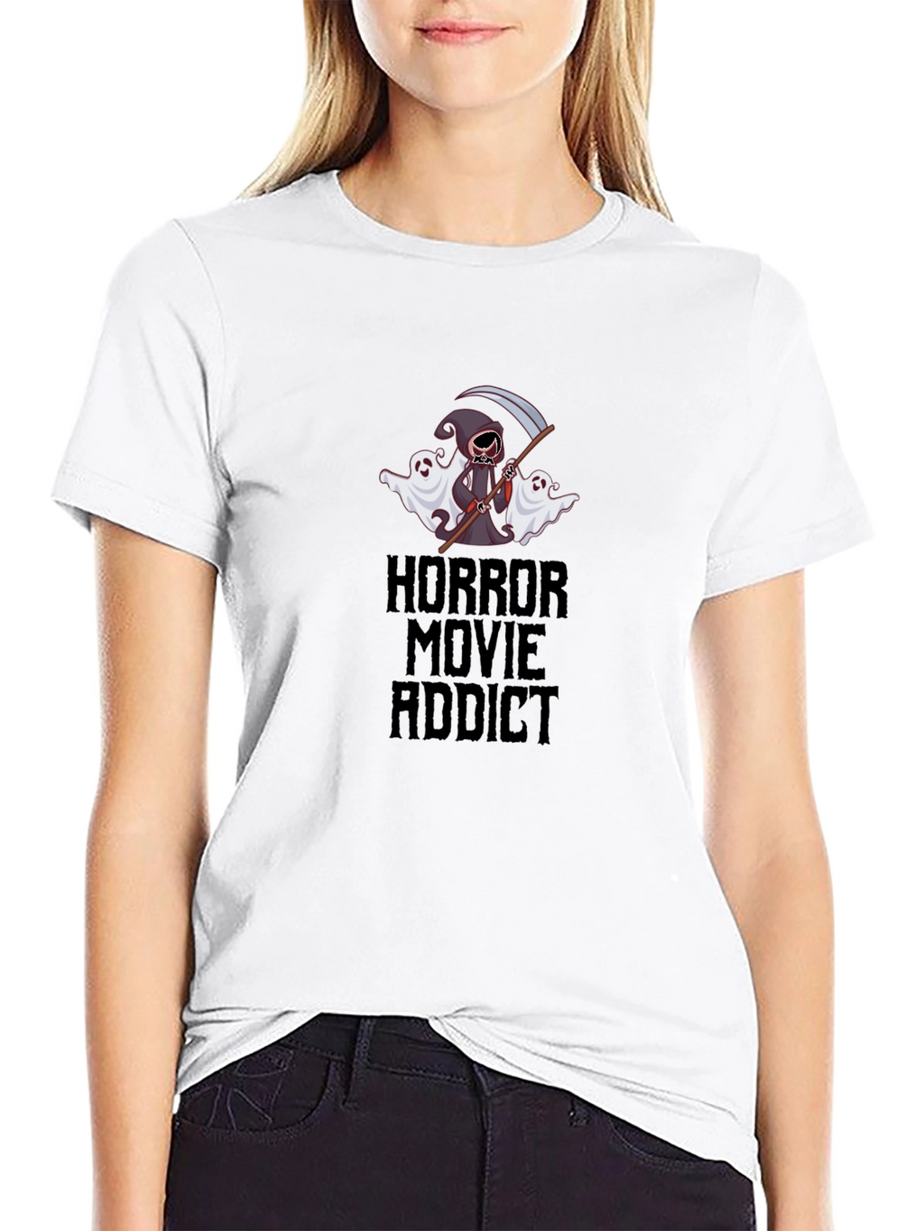 Horror Movie Addict Graphic Tee