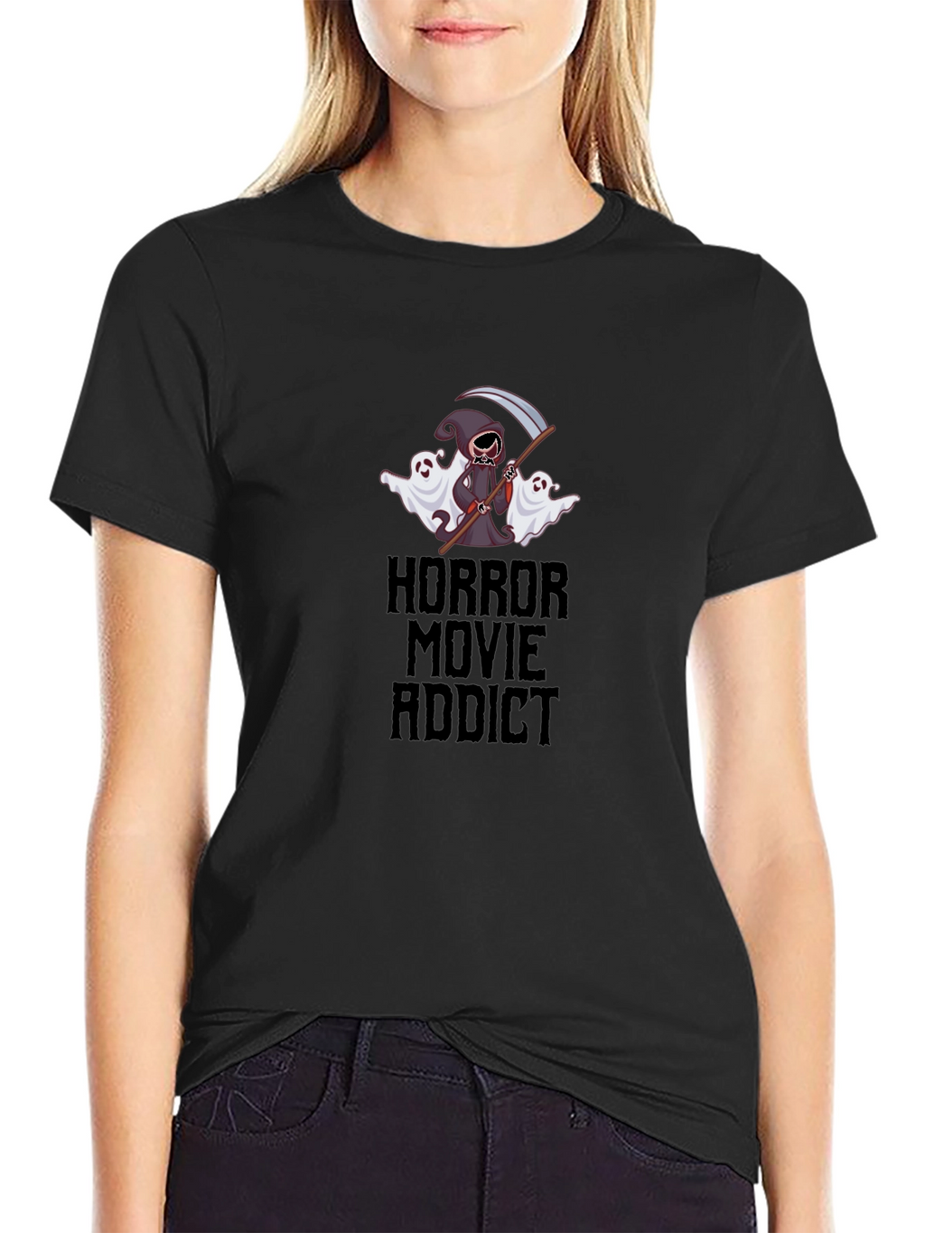 Horror Movie Addict Graphic Tee