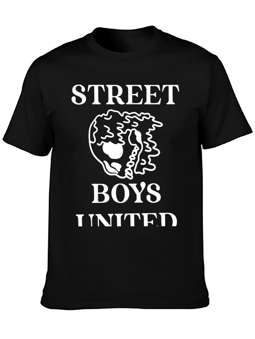 Street Boys United Black Graphic T-Shirt