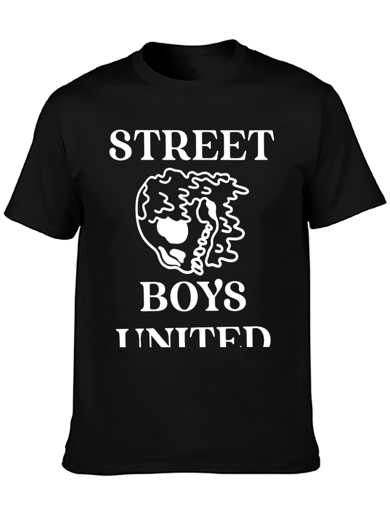 Street Boys United Black Graphic T-Shirt